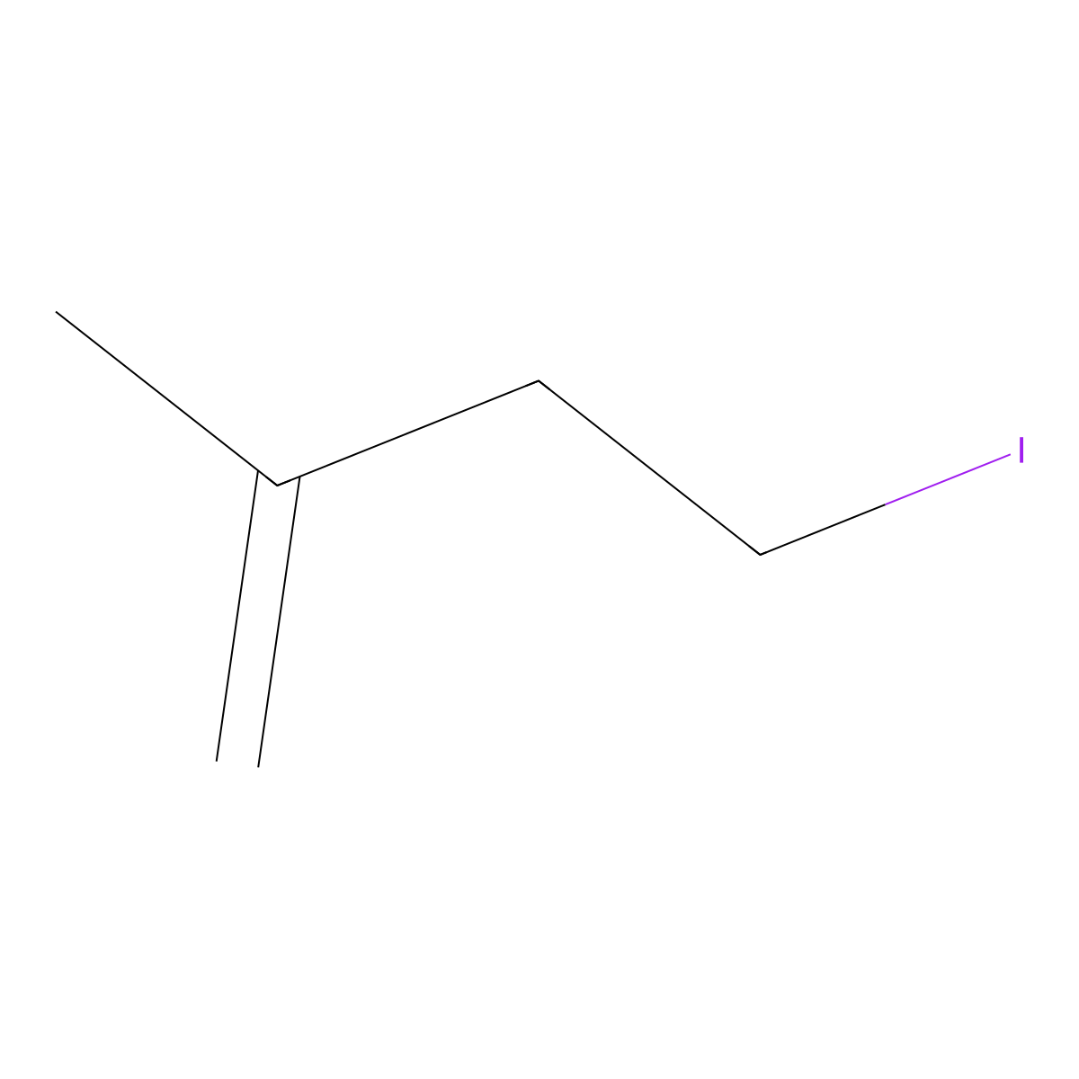 4-Iodo-2-methylbut-1-ene molecular structure, CAS 53750-52-0