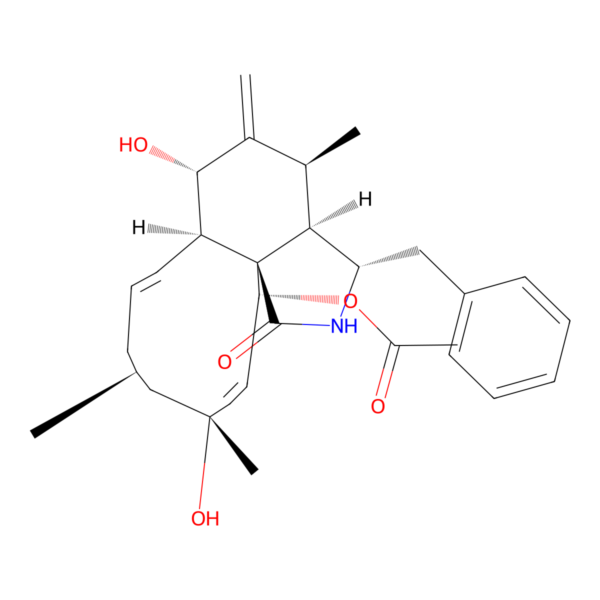 Cytochalasin H molecular structure, CAS 53760-19-3