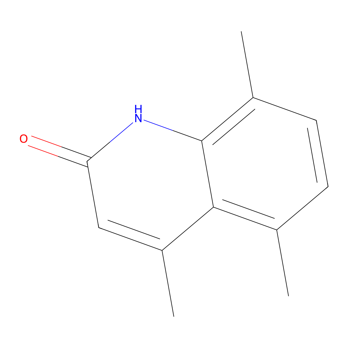 4,5,8-Trimethylquinolin-2-ol molecular structure, CAS 53761-43-6
