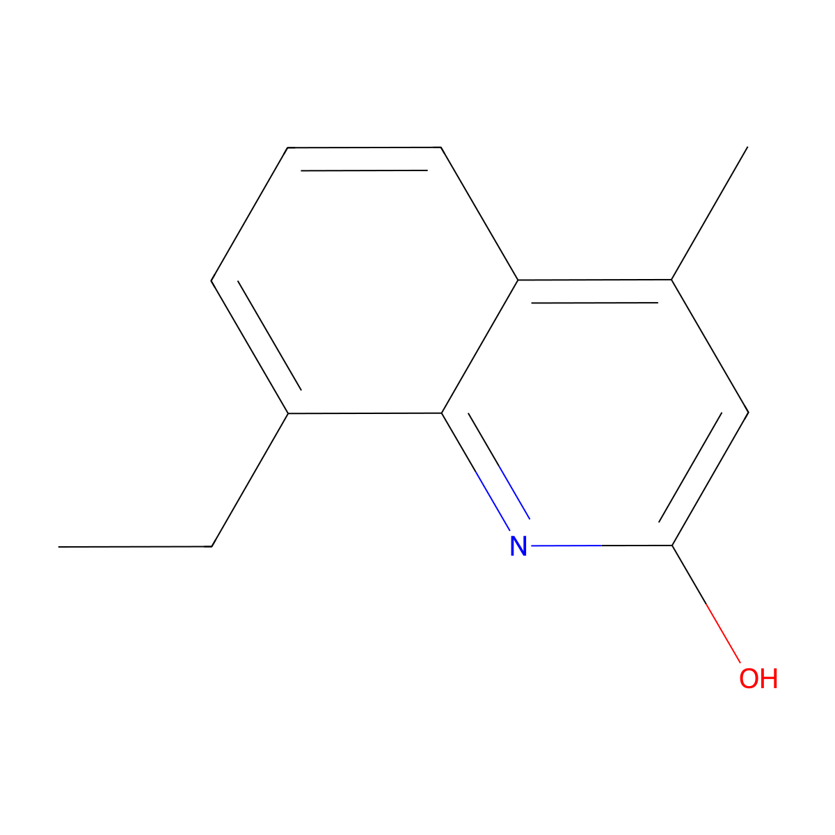 8-Ethyl-4-methylquinolin-2-ol molecular structure, CAS 53761-44-7