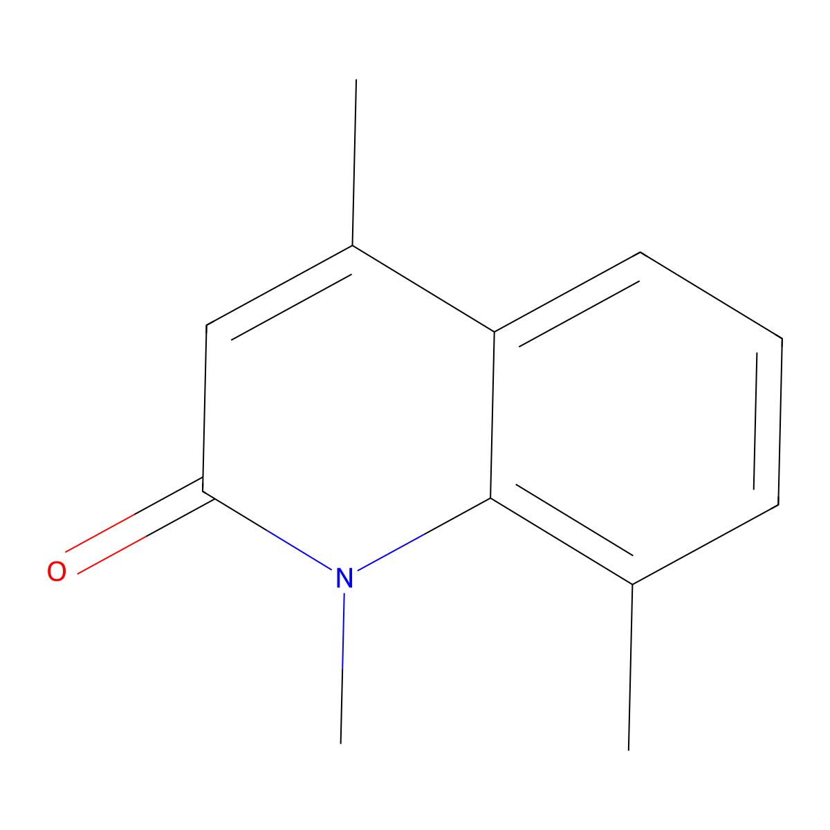 1,4,8-Trimethylquinolin-2(1h)-one molecular structure, CAS 53761-47-0