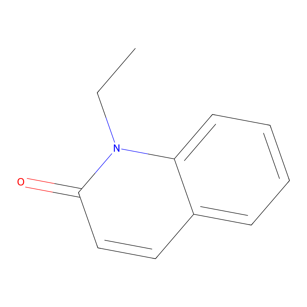2(1H)-Quinolinone, 1-ethyl- molecular structure, CAS 53761-50-5