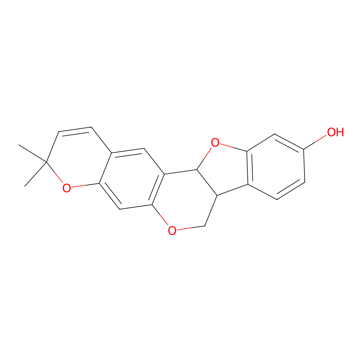 Neorautenol molecular structure, CAS 53766-52-2