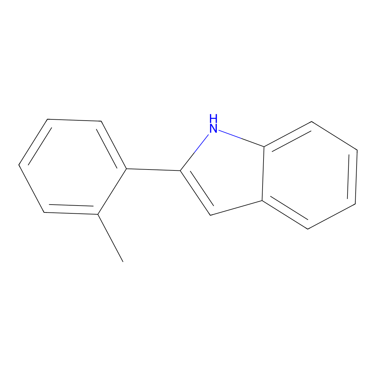 2-o-Tolyl-1H-indole molecular structure, CAS 537684-22-3