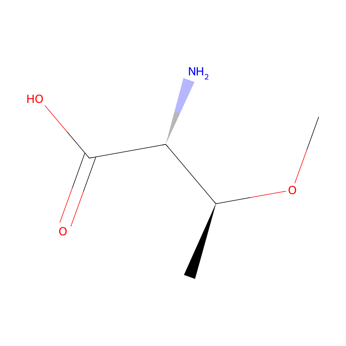 O-methyl-d-threonine molecular structure, CAS 537697-28-2