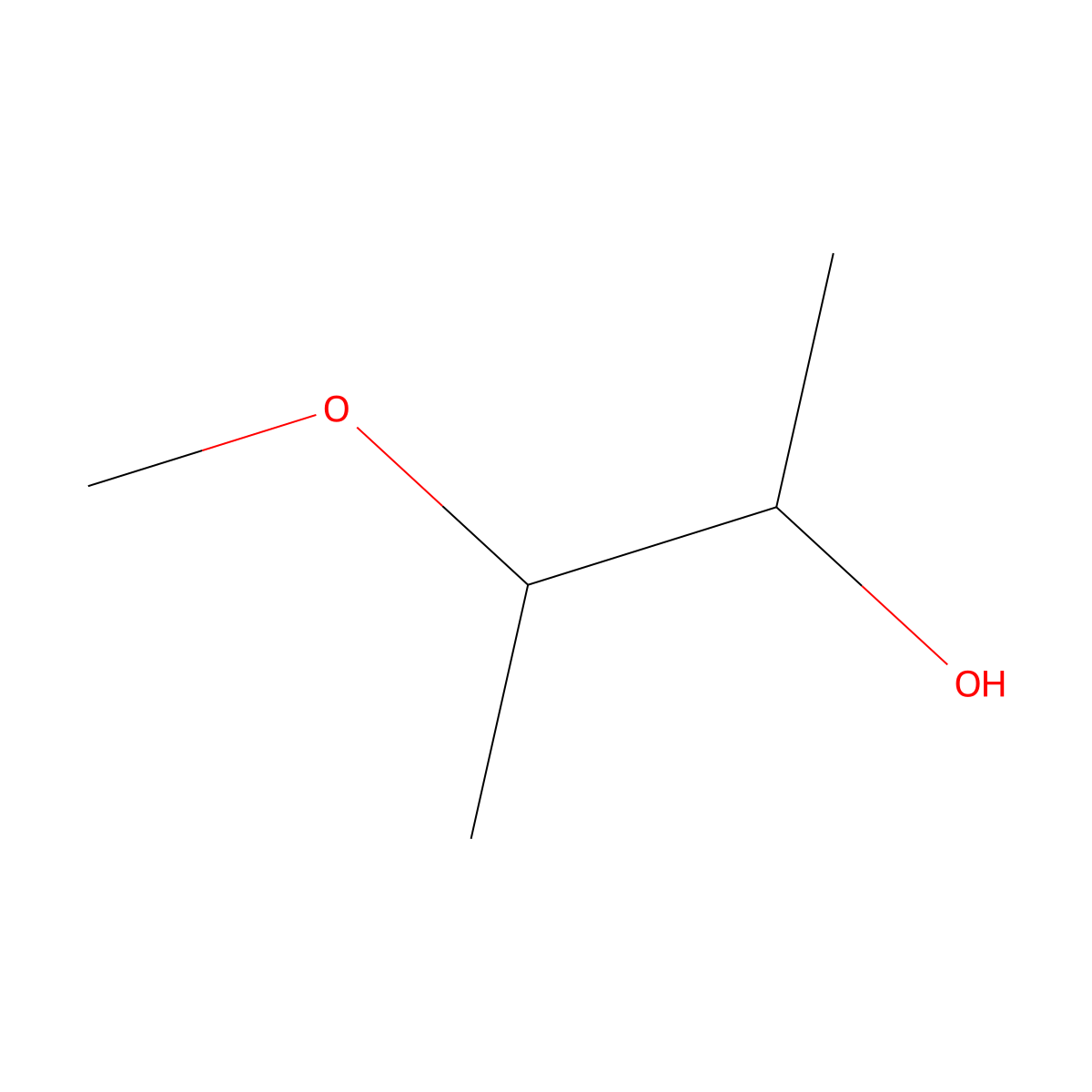 3-Methoxy-2-butanol molecular structure, CAS 53778-72-6