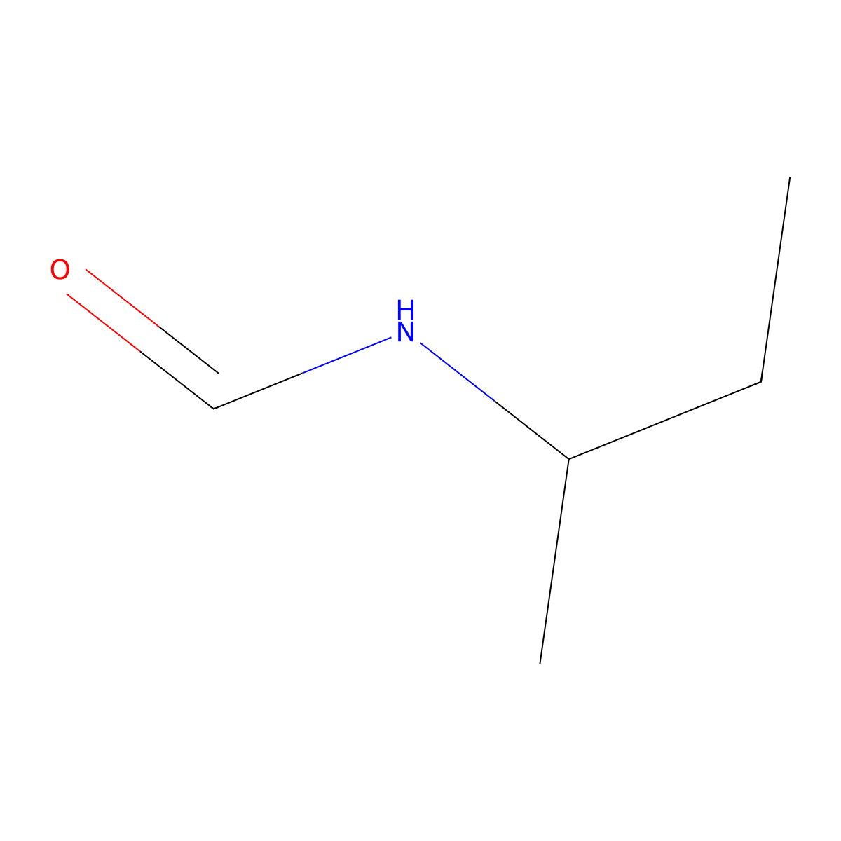 N-Sec-butylformamide molecular structure, CAS 53798-89-3