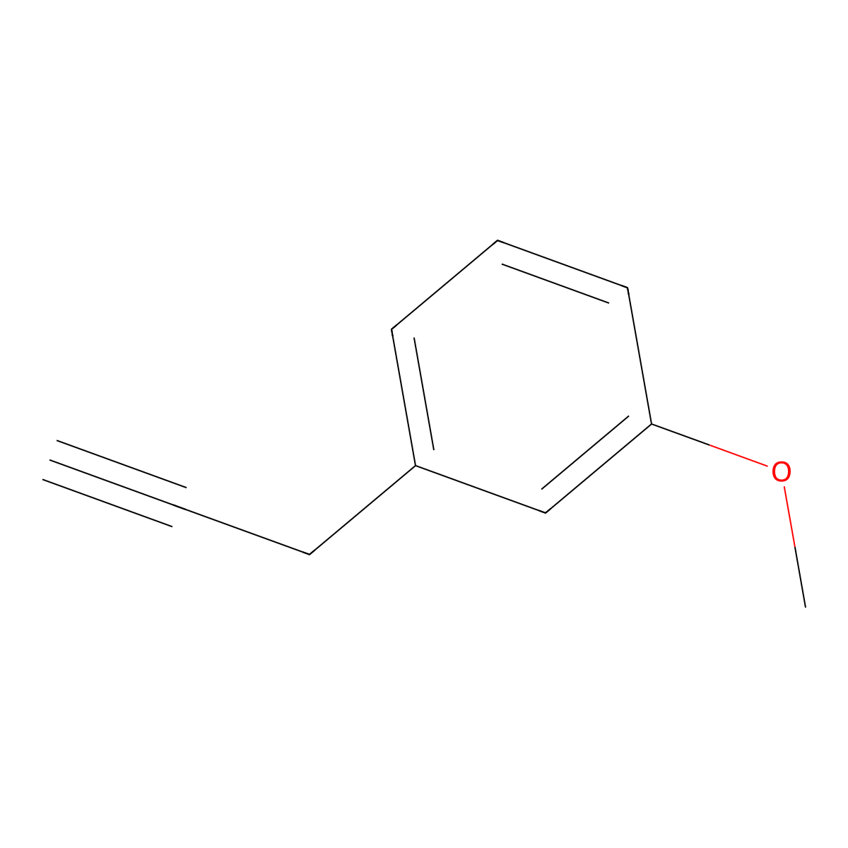 1-Methoxy-3-(prop-2-YN-1-YL)benzene molecular structure, CAS 53799-94-3