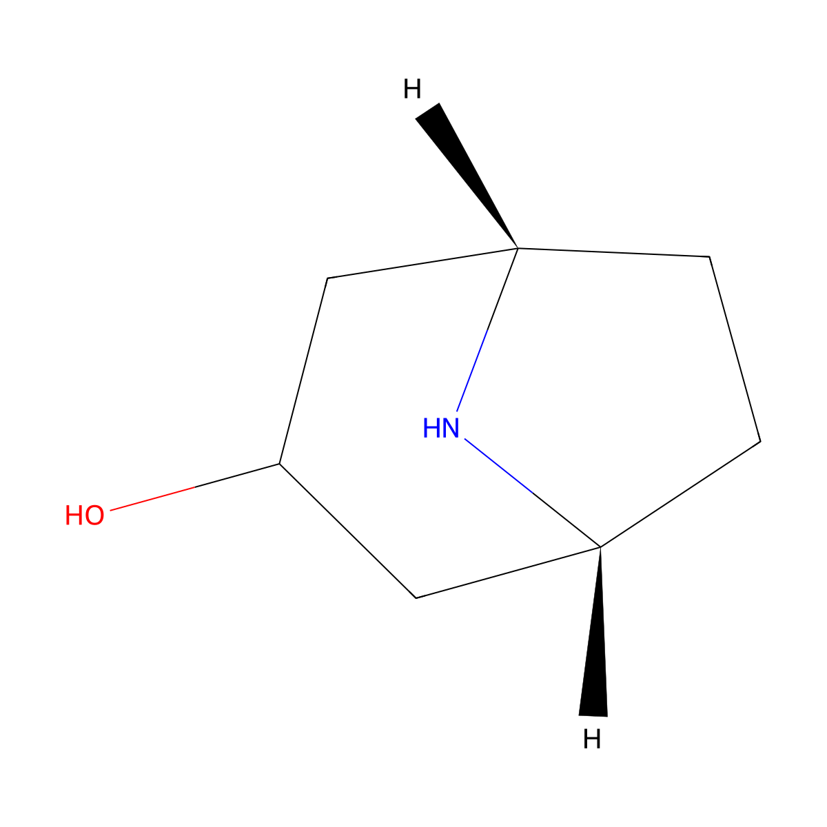 Nortropine molecular structure, CAS 538-09-0