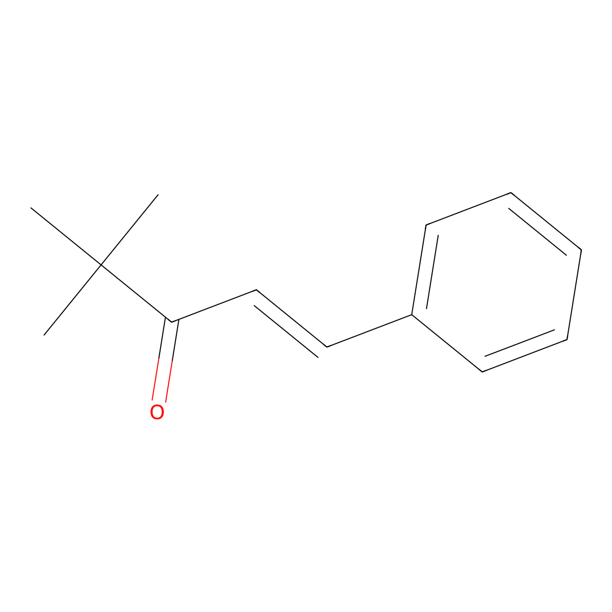 Benzalpinacolone molecular structure, CAS 538-44-3
