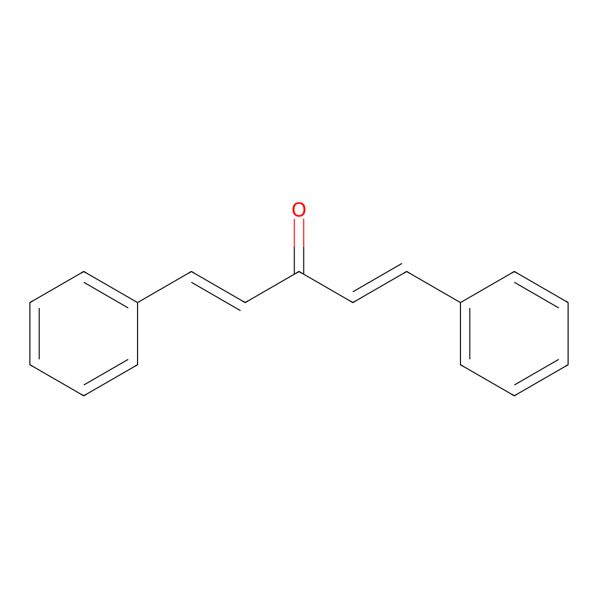 (1E,4E)-1,5-Diphenyl-1,4-pentadien-3-one molecular structure, CAS 538-58-9
