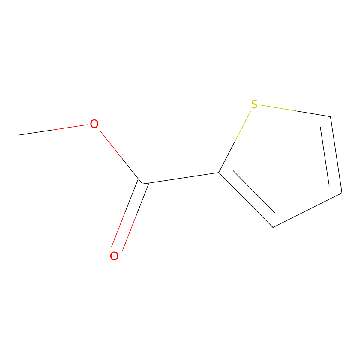 Methyl thenoate molecular structure, CAS 5380-42-7