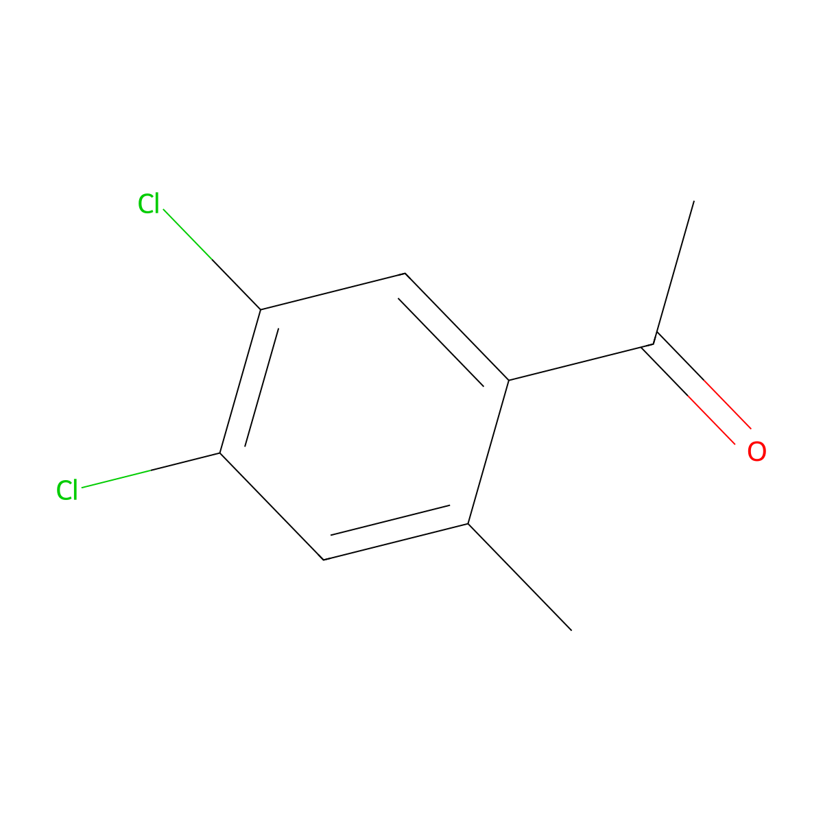 1-(4,5-Dichloro-2-methylphenyl)ethanone molecular structure, CAS 53803-91-1