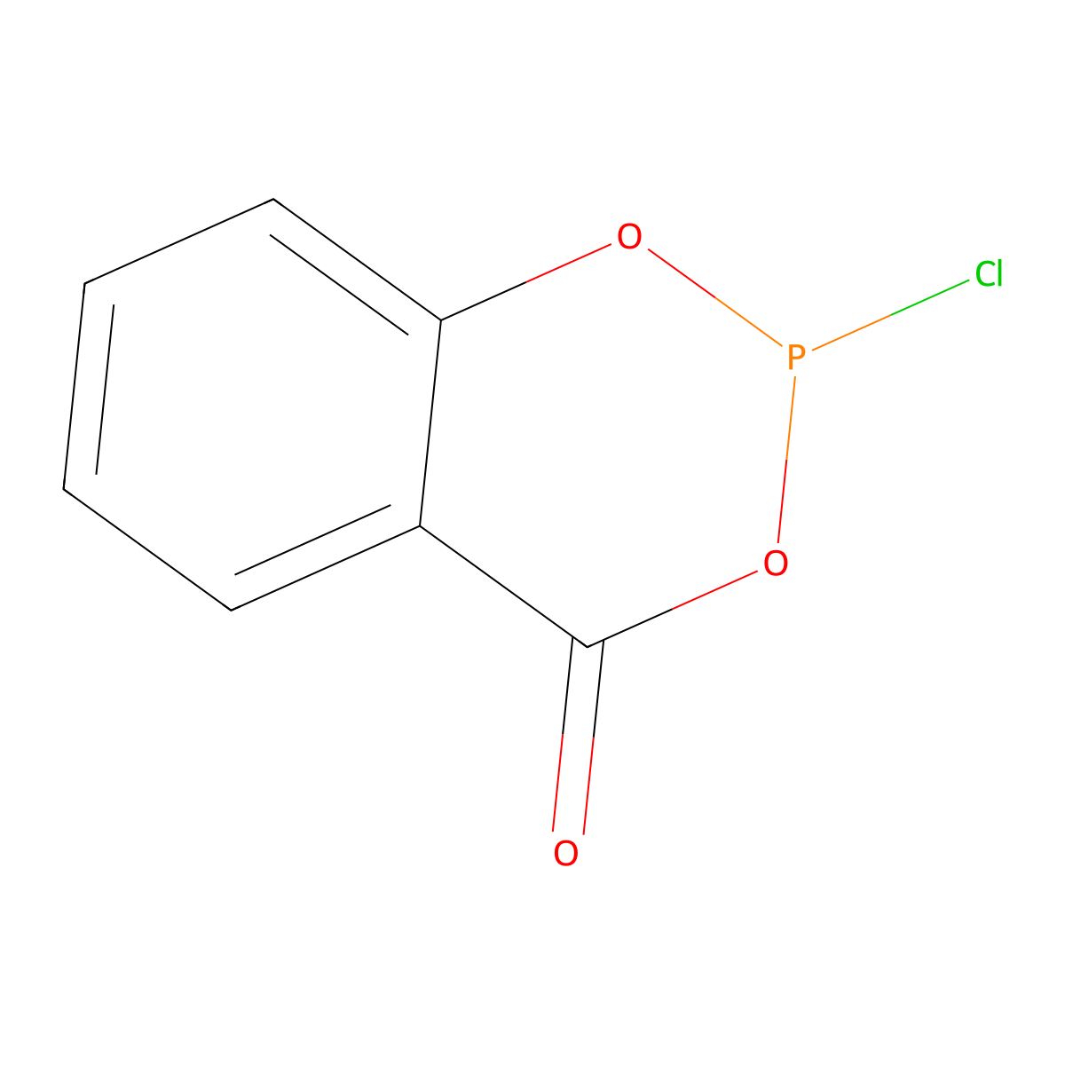 2-Chloro-4H-1,3,2-benzodioxaphosphorin-4-one molecular structure, CAS 5381-99-7