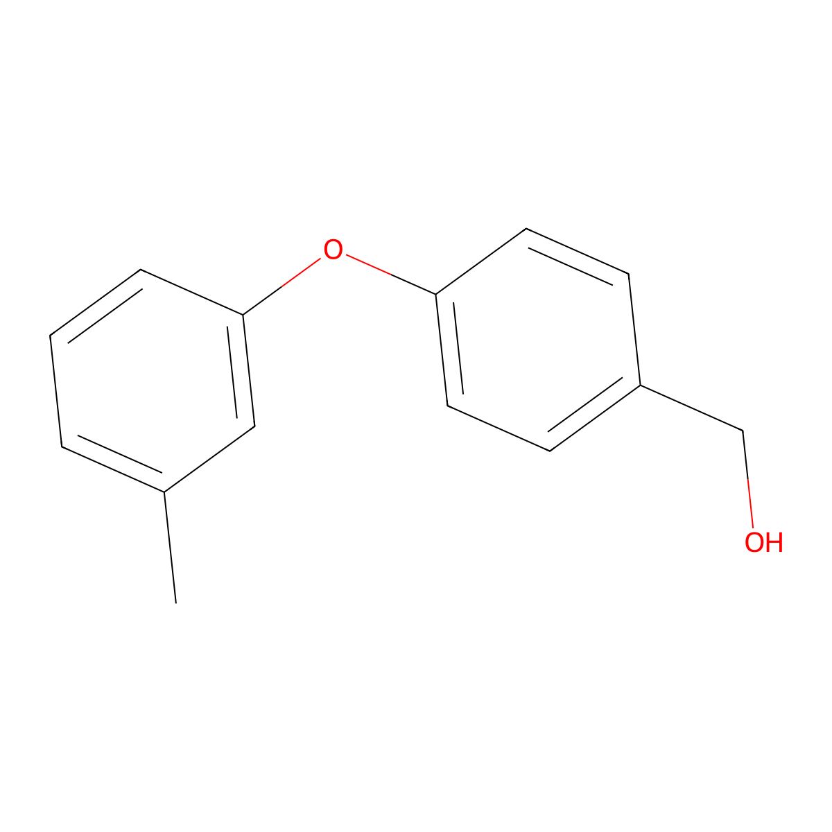 [4-(3-Methylphenoxy)phenyl]methanol molecular structure, CAS 53818-56-7