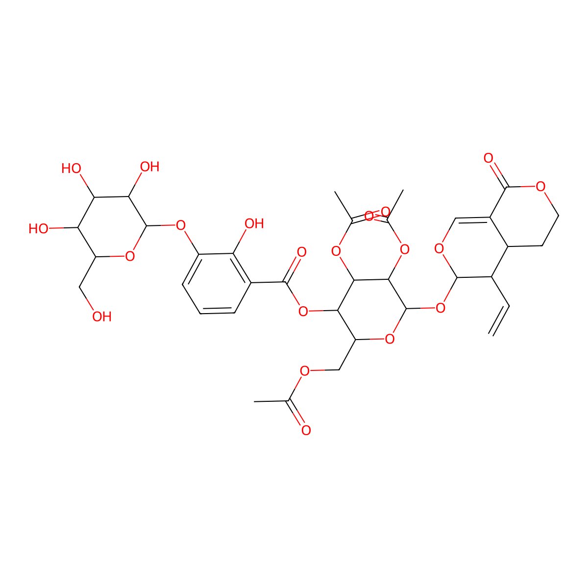 Trifloroside molecular structure, CAS 53823-10-2