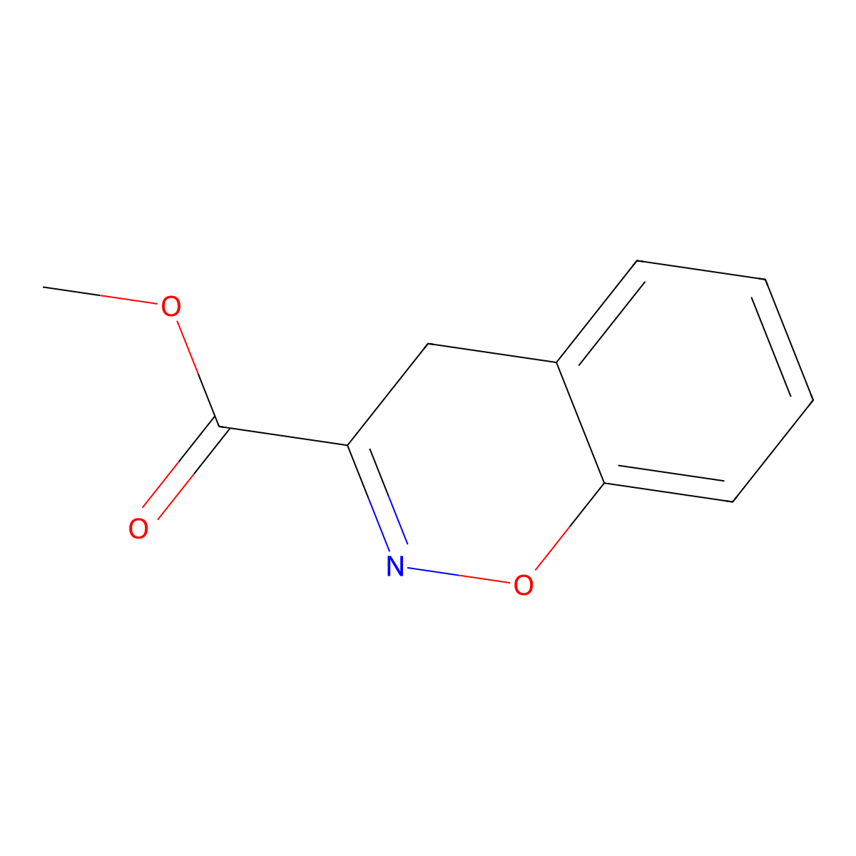 Methyl 4H-1,2-benzoxazine-3-carboxylate molecular structure, CAS 538342-16-4