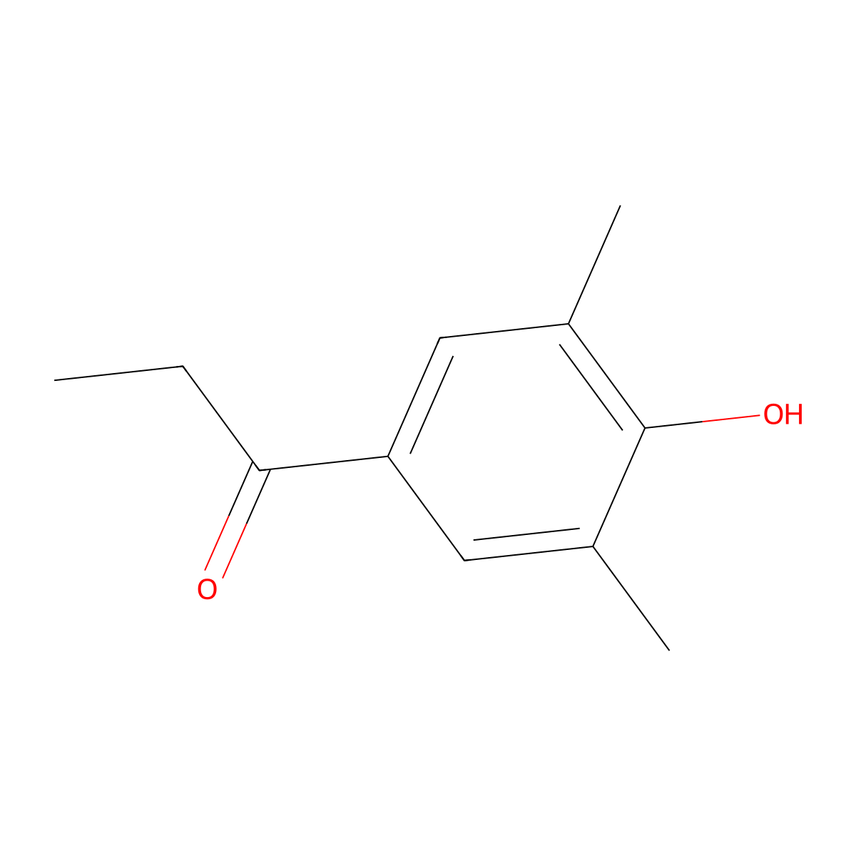 1-(4-Hydroxy-3,5-dimethylphenyl)propan-1-one molecular structure, CAS 5384-09-8
