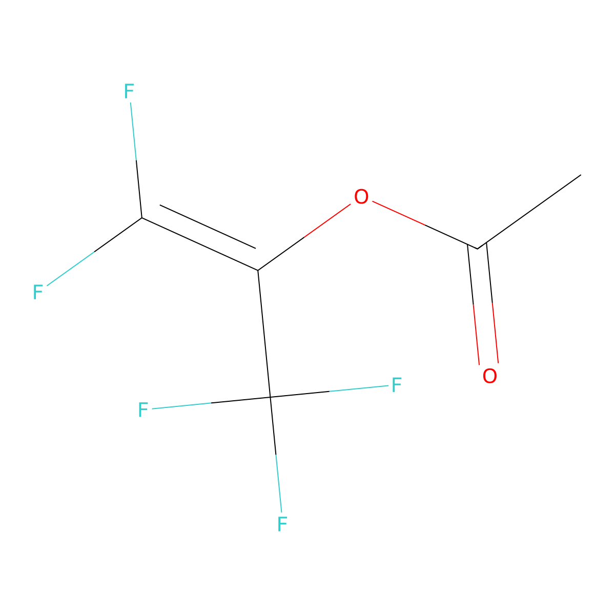 2-(Pentafluoropropenyl)acetate molecular structure, CAS 53841-58-0