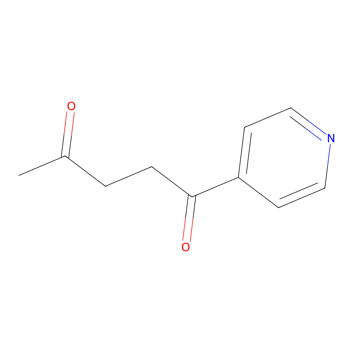 1-(Pyridin-4-yl)pentane-1,4-dione molecular structure, CAS 53842-13-0