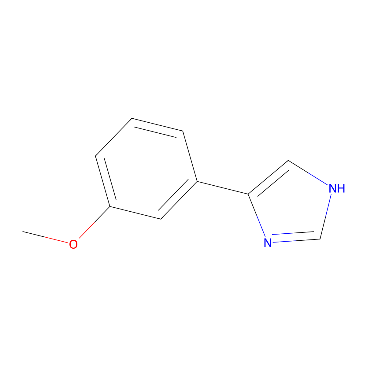 5-(3-Methoxyphenyl)-1H-imidazole molecular structure, CAS 53848-01-4