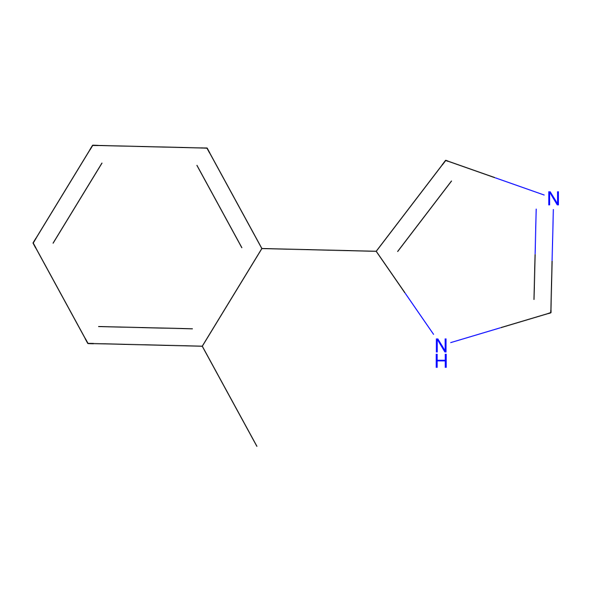 5-(2-Methylphenyl)-1H-imidazole molecular structure, CAS 53848-02-5