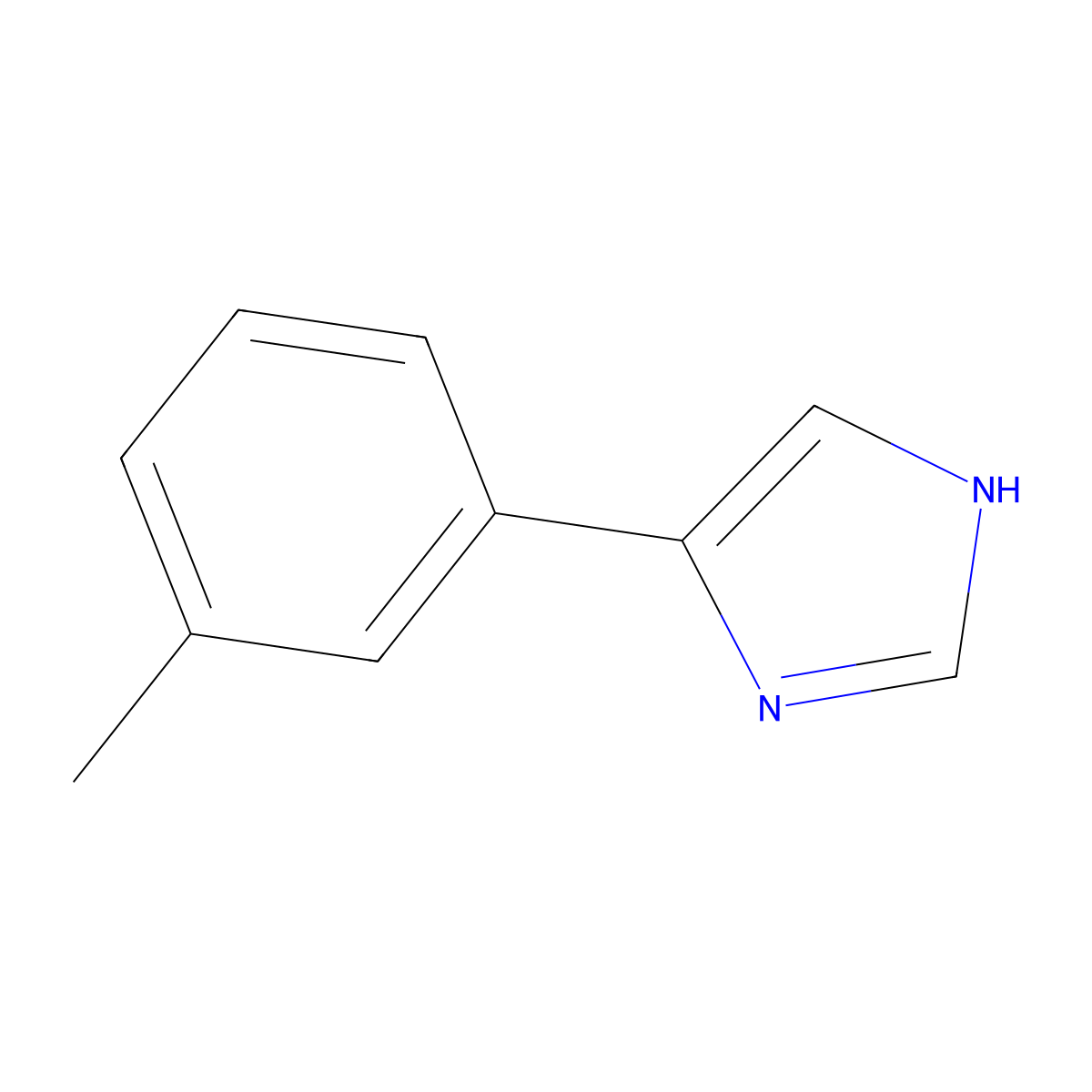 5-(3-Methylphenyl)-1H-imidazole molecular structure, CAS 53848-03-6
