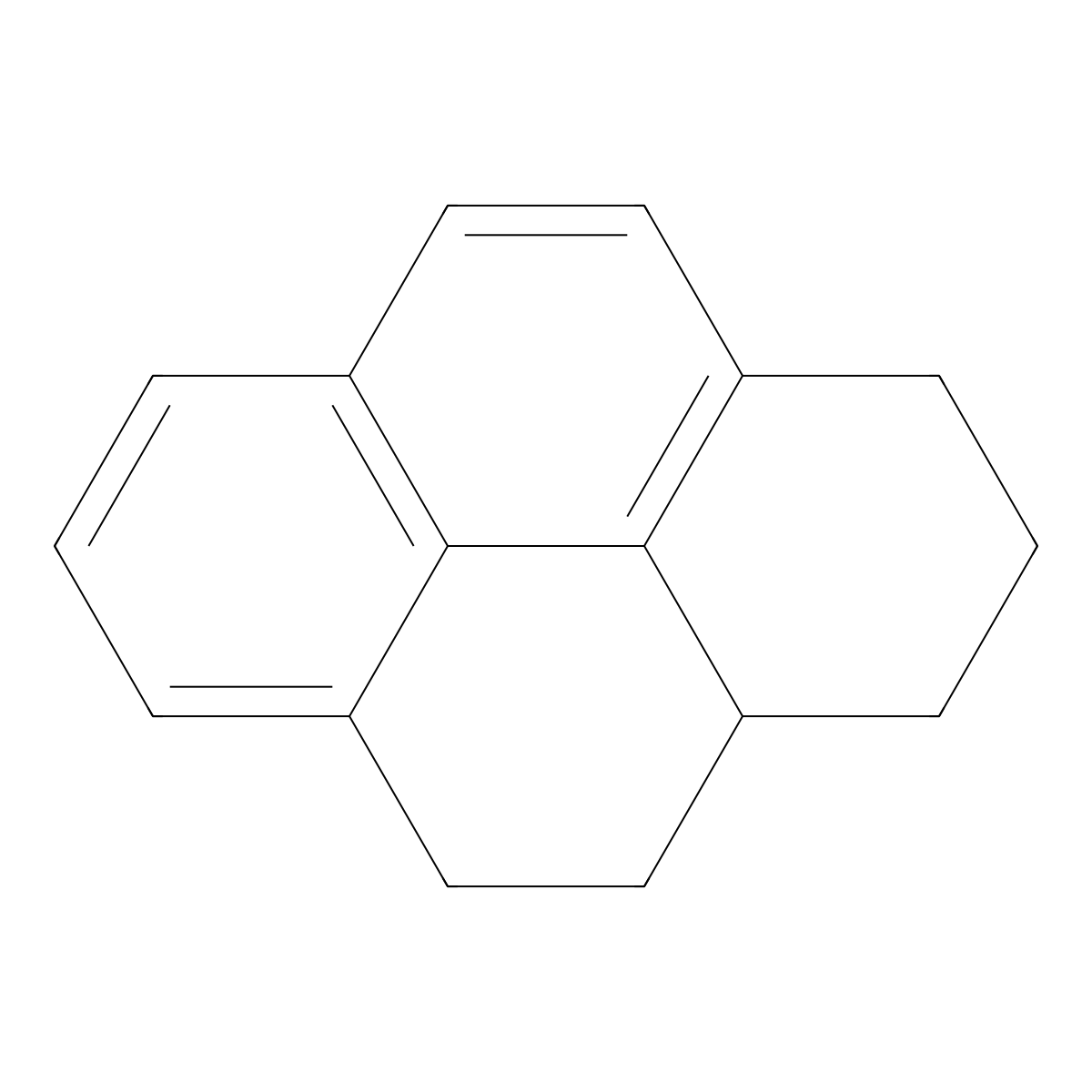 1,2,3,3a,4,5-Hexahydropyrene molecular structure, CAS 5385-37-5