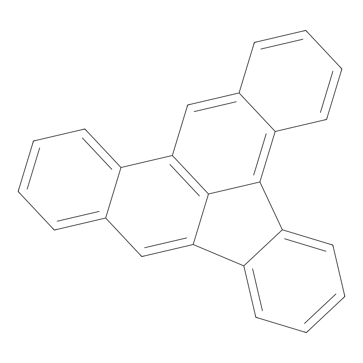 Dibenzo(a,e)fluoranthene molecular structure, CAS 5385-75-1