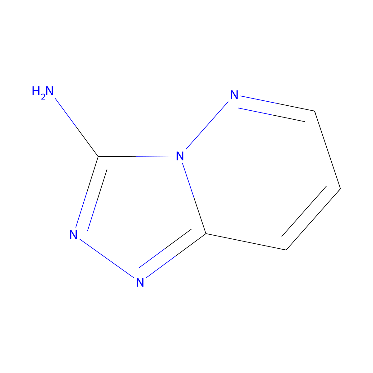 [1,2,4]Triazolo[4,3-b]pyridazin-3-amine molecular structure, CAS 53854-45-8