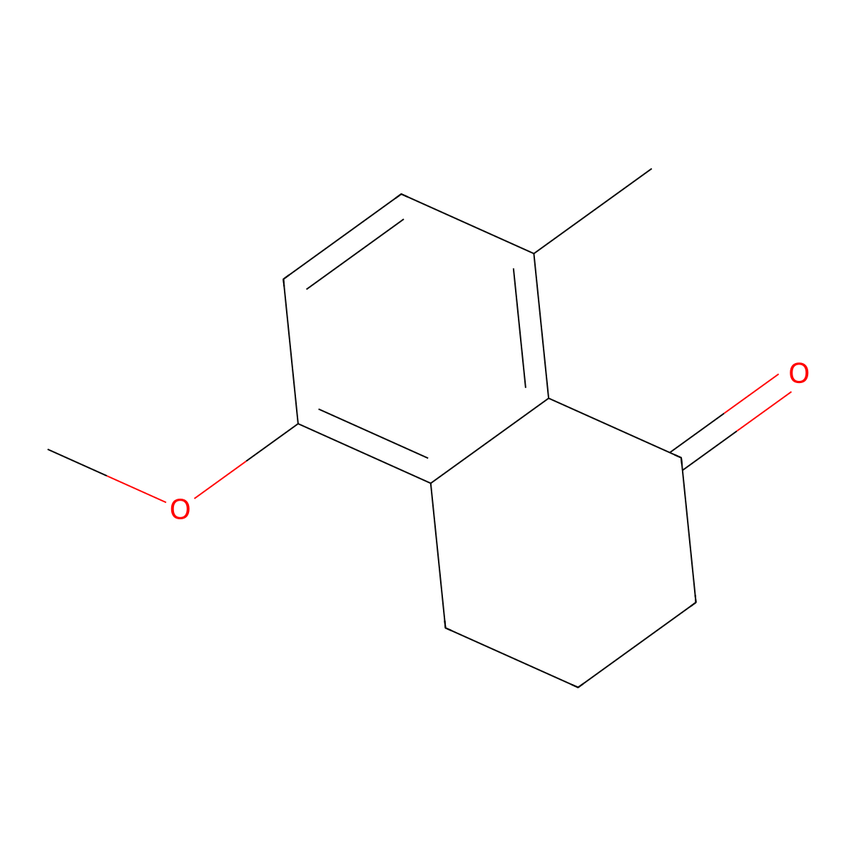 1(2H)-Naphthalenone, 3,4-dihydro-5-methoxy-8-methyl- molecular structure, CAS 53863-68-6
