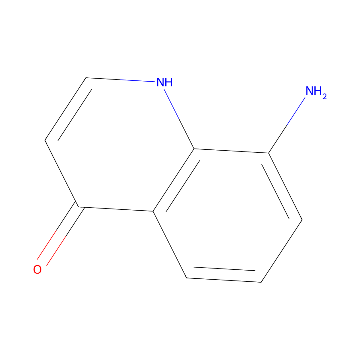 8-Aminoquinolin-4-ol molecular structure, CAS 53867-95-1