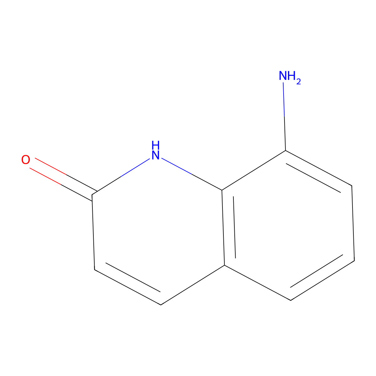 8-Amino-1,2-dihydroquinolin-2-one molecular structure, CAS 53868-02-3
