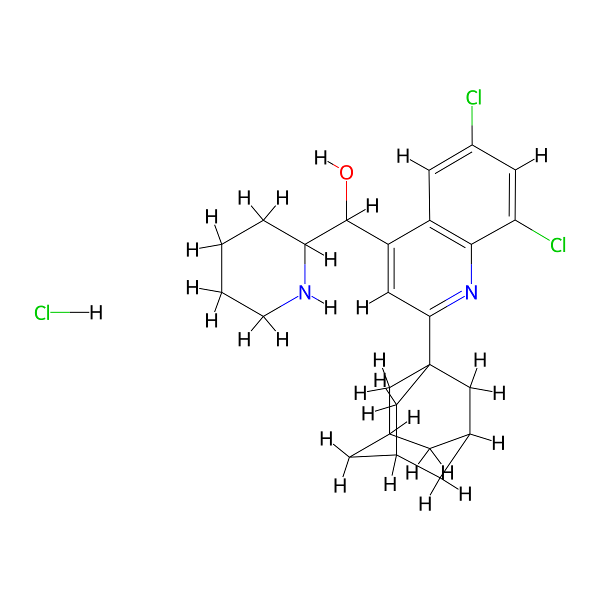 NSC305787 (hydrochloride) molecular structure, CAS 53868-26-1