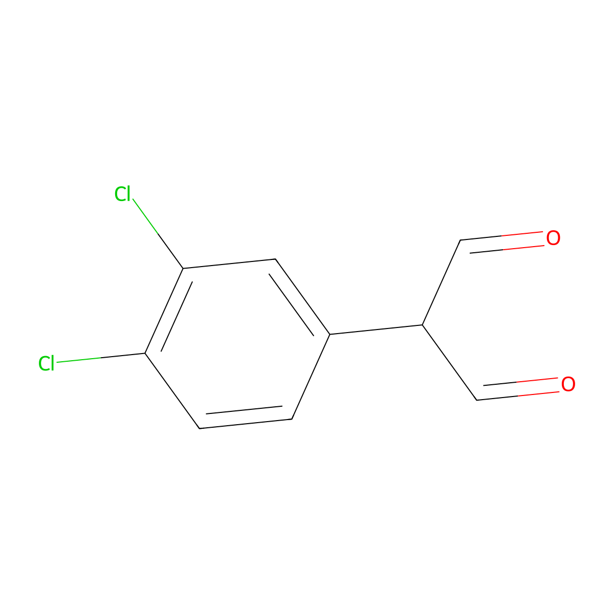 2-(3,4-Dichlorophenyl)malonaldehyde molecular structure, CAS 53868-39-6
