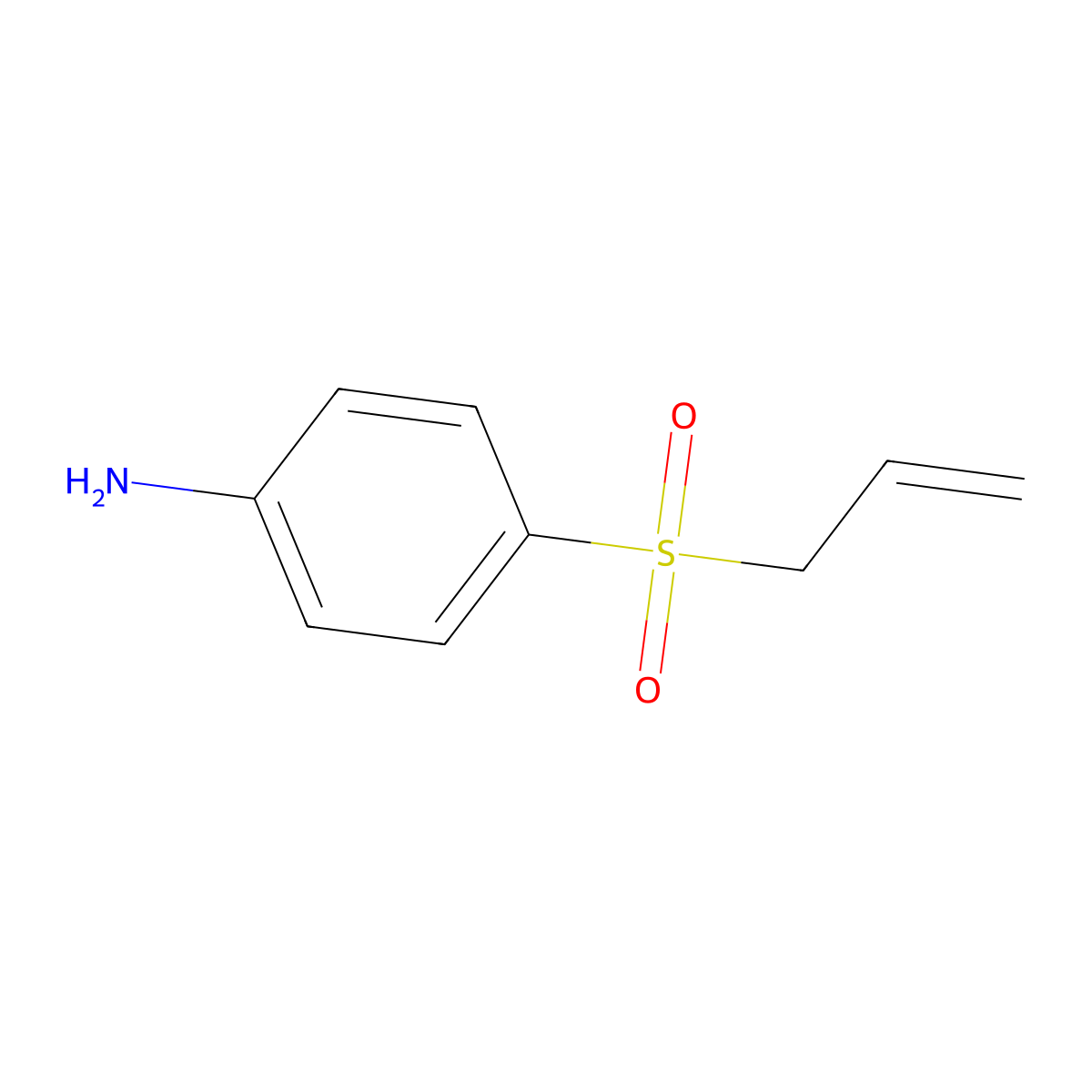 4-(Allylsulfonyl)aniline molecular structure, CAS 53870-35-2