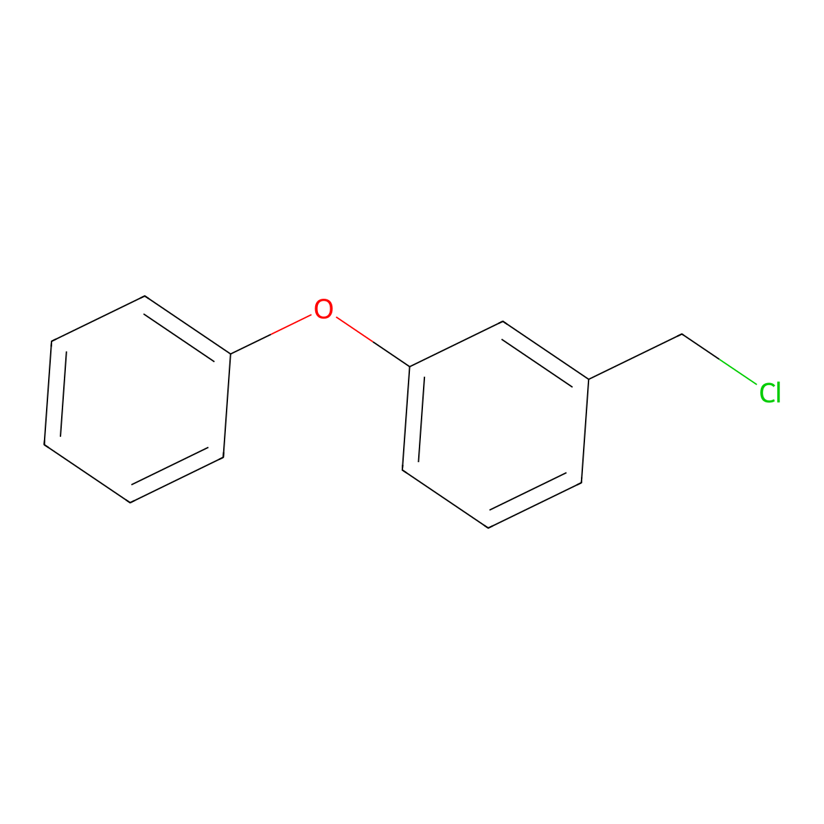 3-Phenoxybenzyl chloride molecular structure, CAS 53874-66-1