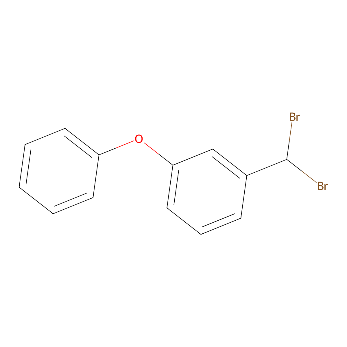 1-(Dibromomethyl)-3-phenoxybenzene molecular structure, CAS 53874-67-2