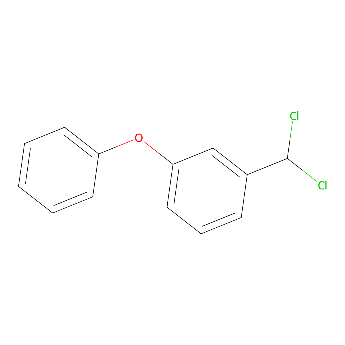 1-(Dichloromethyl)-3-phenoxybenzene molecular structure, CAS 53874-68-3