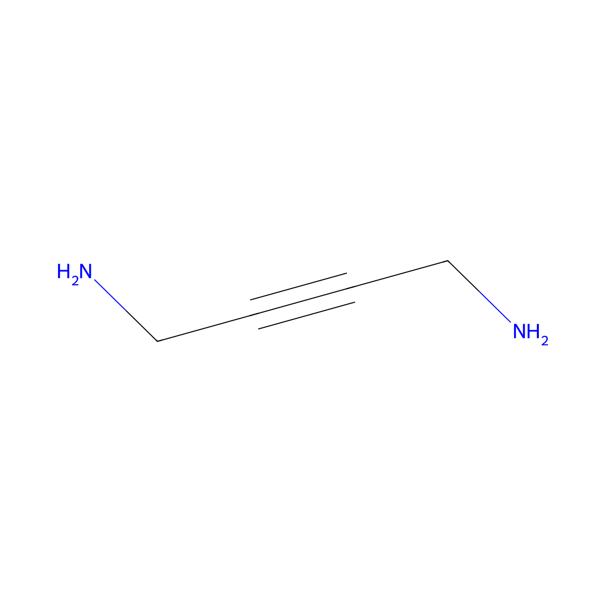 1,4-Diamino-2-butyne molecular structure, CAS 53878-96-9