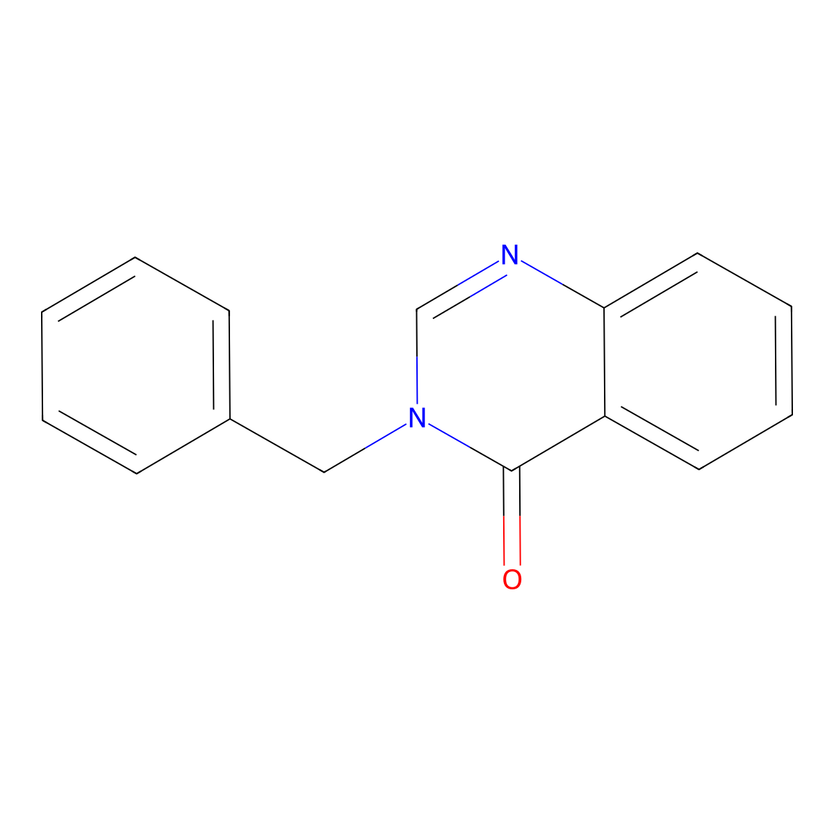 4(3H)-Quinazolinone, 3-(phenylmethyl)- molecular structure, CAS 5388-11-4
