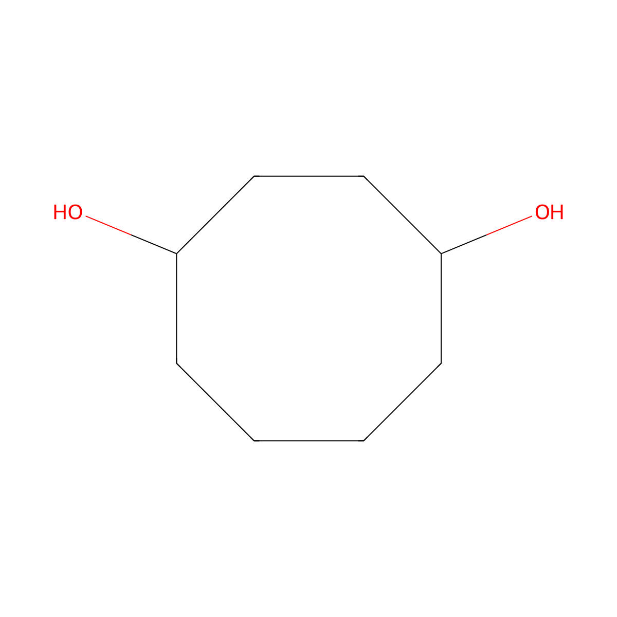 Cyclooctane-1,4-diol molecular structure, CAS 5388-47-6