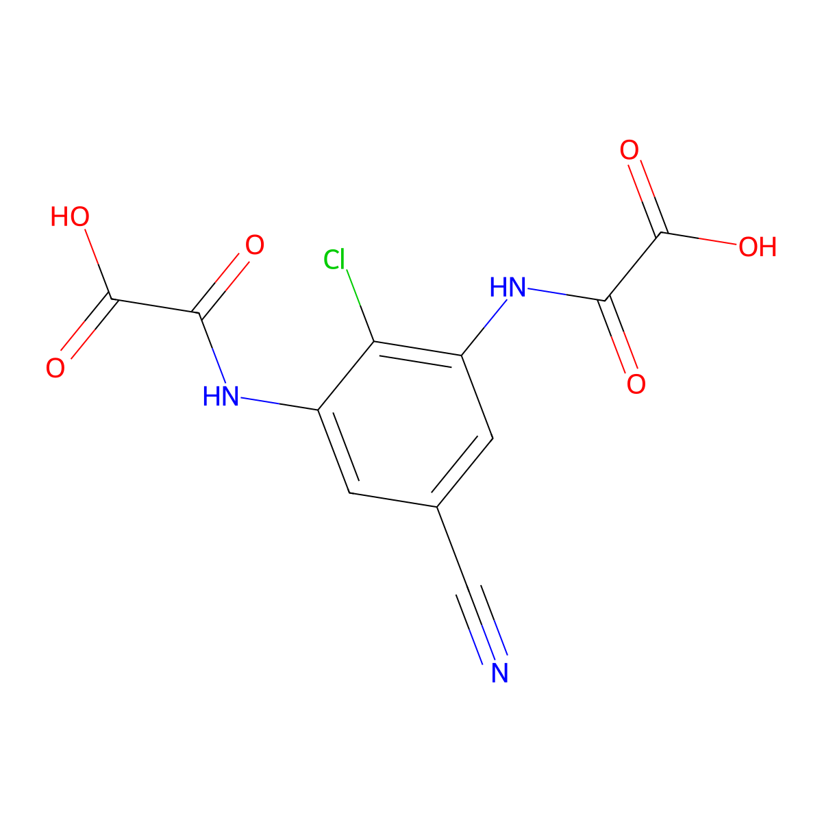 Lodoxamide molecular structure, CAS 53882-12-5