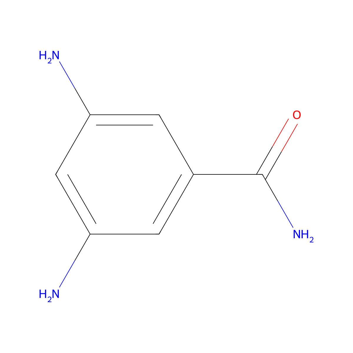 3,5-Diaminobenzamide molecular structure, CAS 53882-15-8