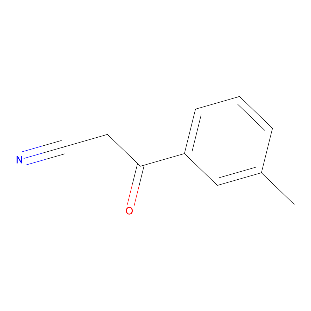 3-(3-Methylphenyl)-3-oxopropanenitrile molecular structure, CAS 53882-81-8