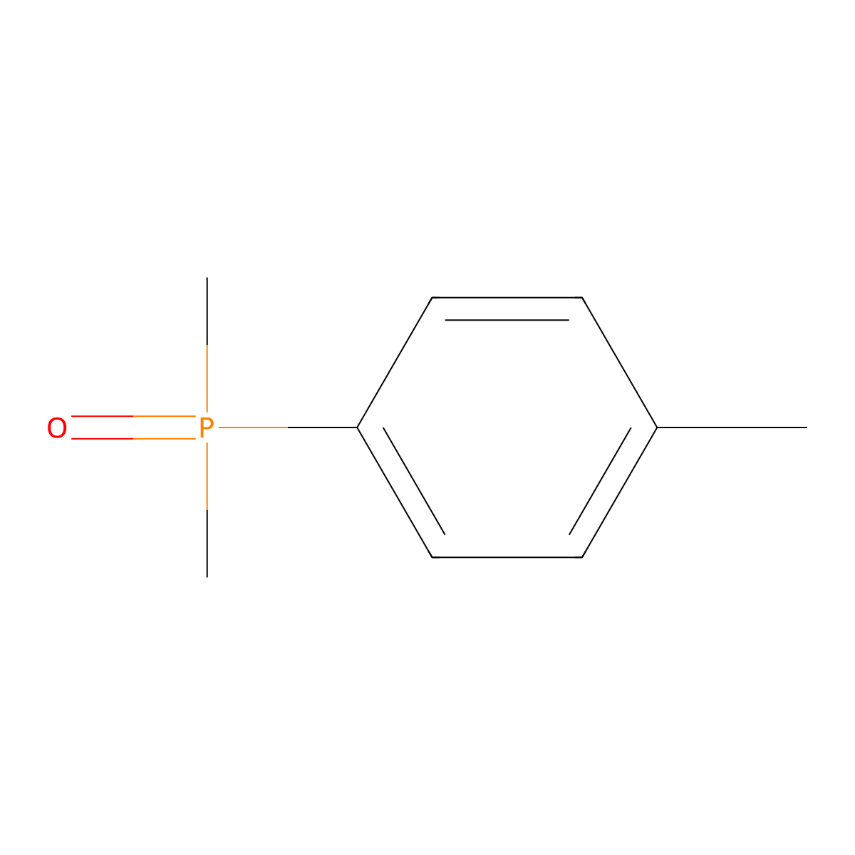 1-(Dimethyl-phosphinoyl)-4-methyl-benzene molecular structure, CAS 53888-89-4