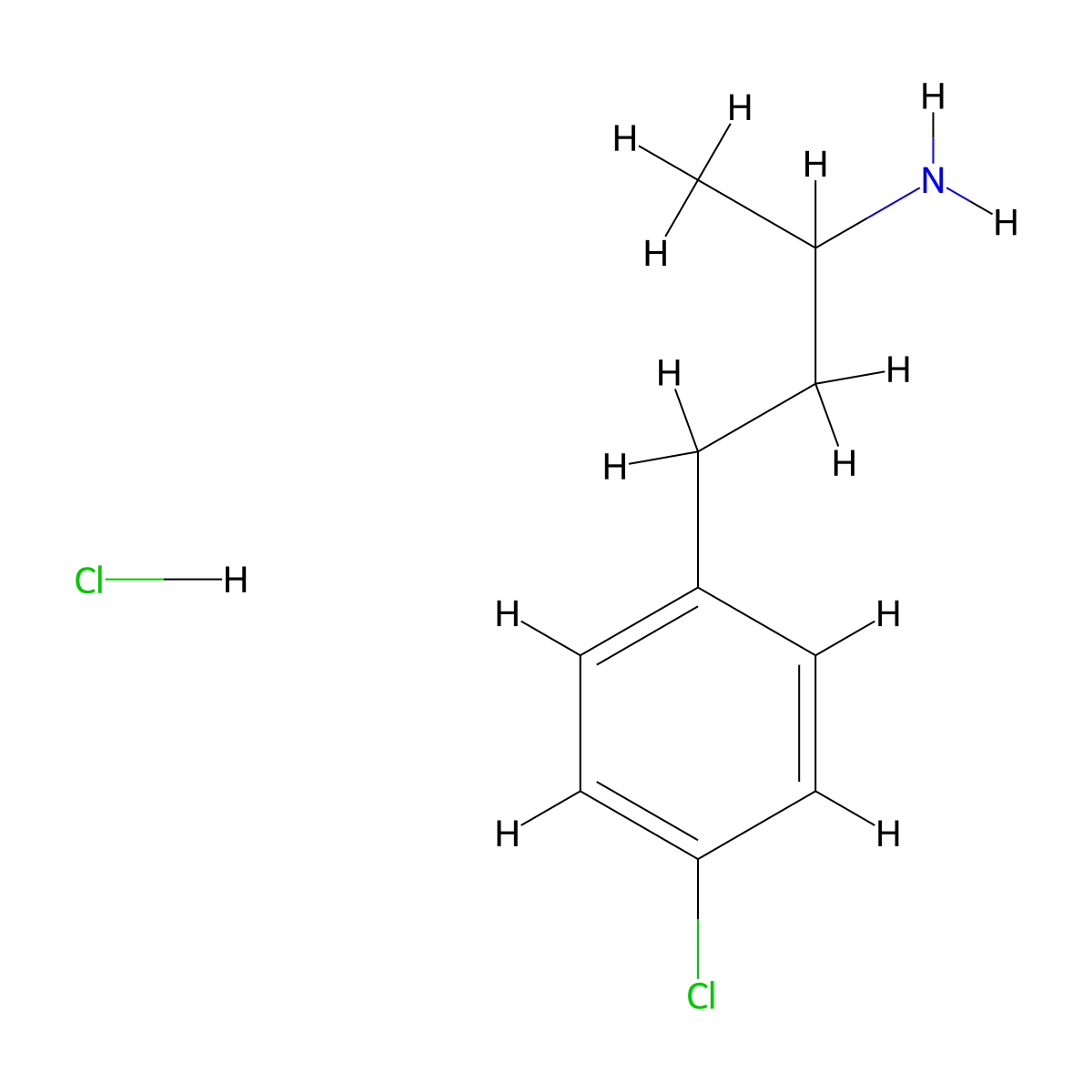 4-(4-Chlorophenyl)butan-2-amine hydrochloride molecular structure, CAS 53896-12-1