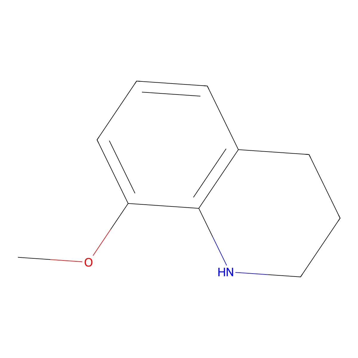 8-Methoxy-1,2,3,4-tetrahydroquinoline molecular structure, CAS 53899-17-5