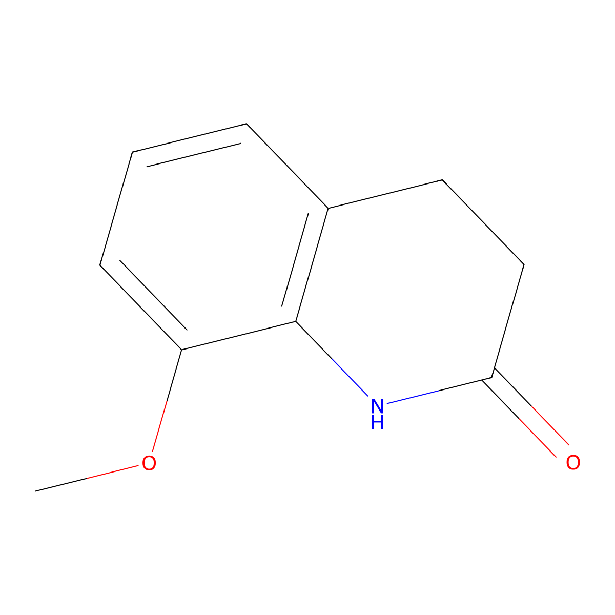 3,4-Dihydro-8-methoxy-2(1H)-quinolinone molecular structure, CAS 53899-19-7
