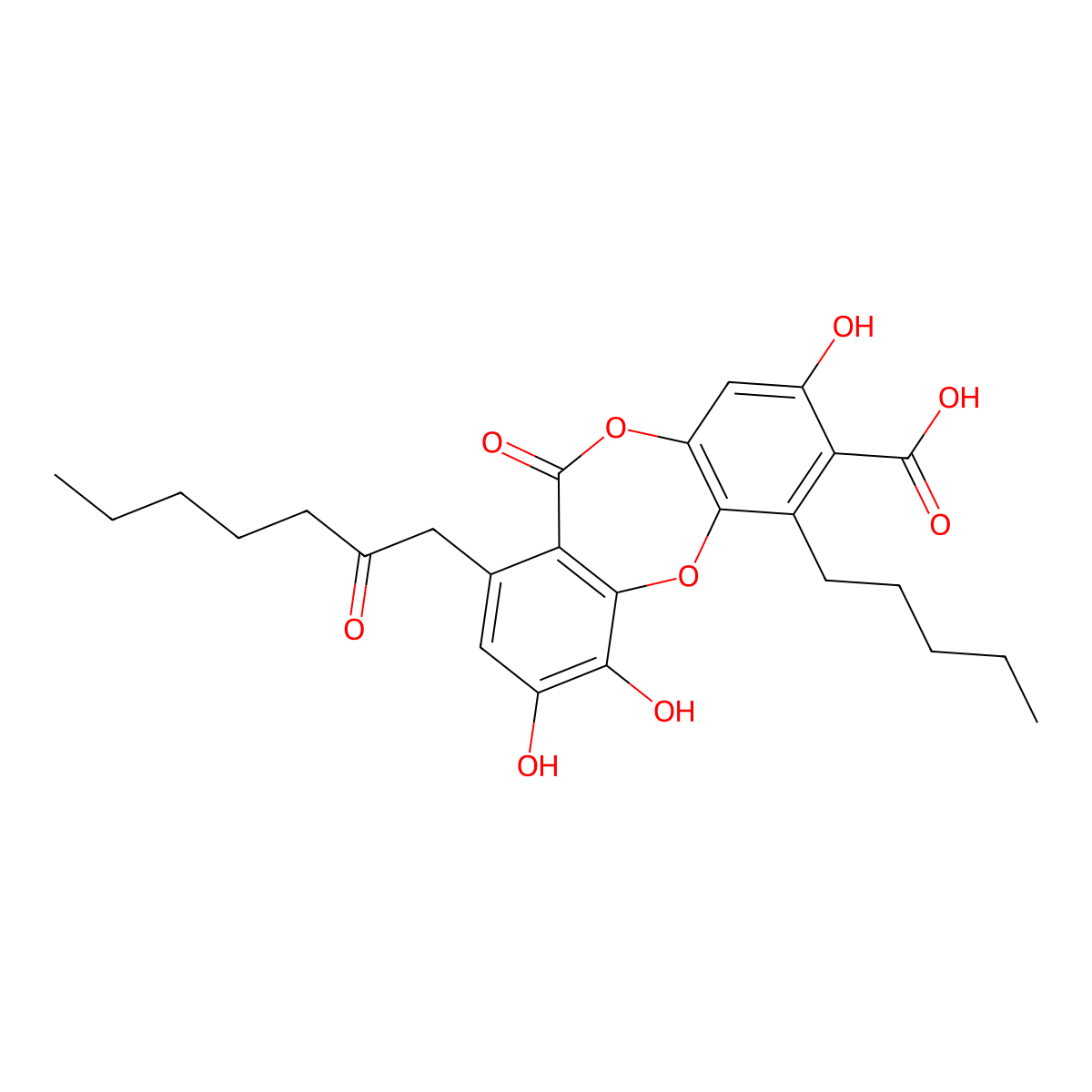Oxyphysodic Acid molecular structure, CAS 53899-46-0